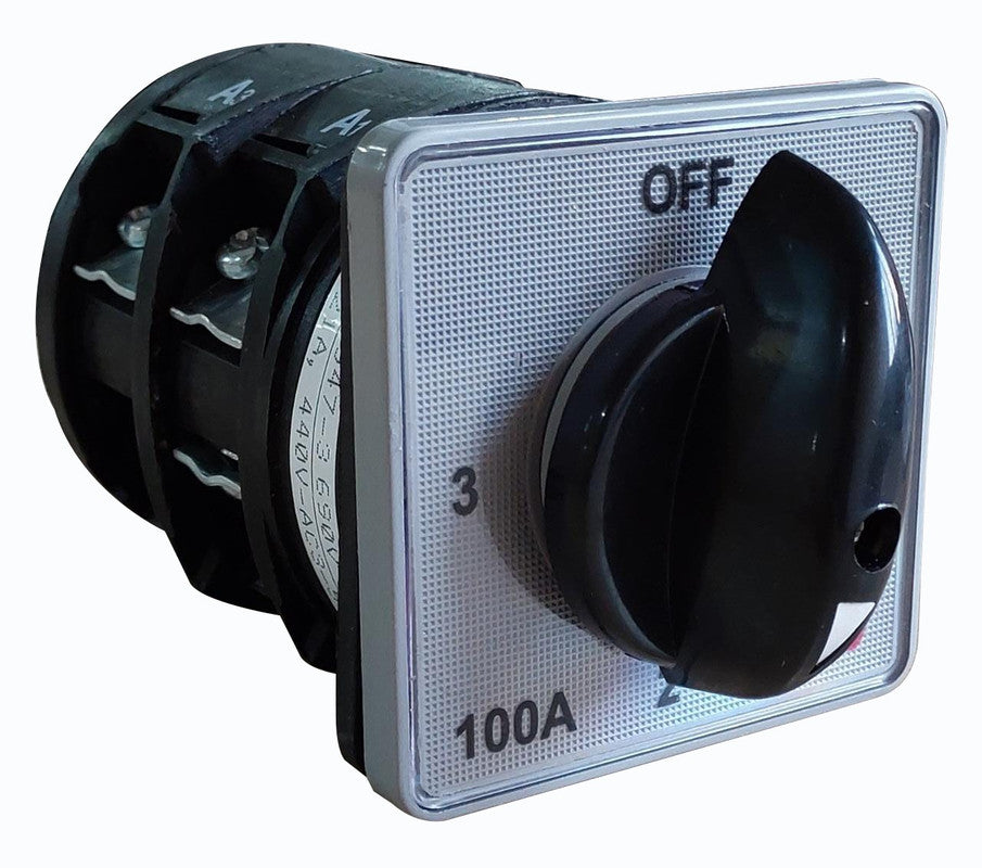 SELVO 100A Cam Operated Rotary Switch Phase Selector 1 Pole 3 Way