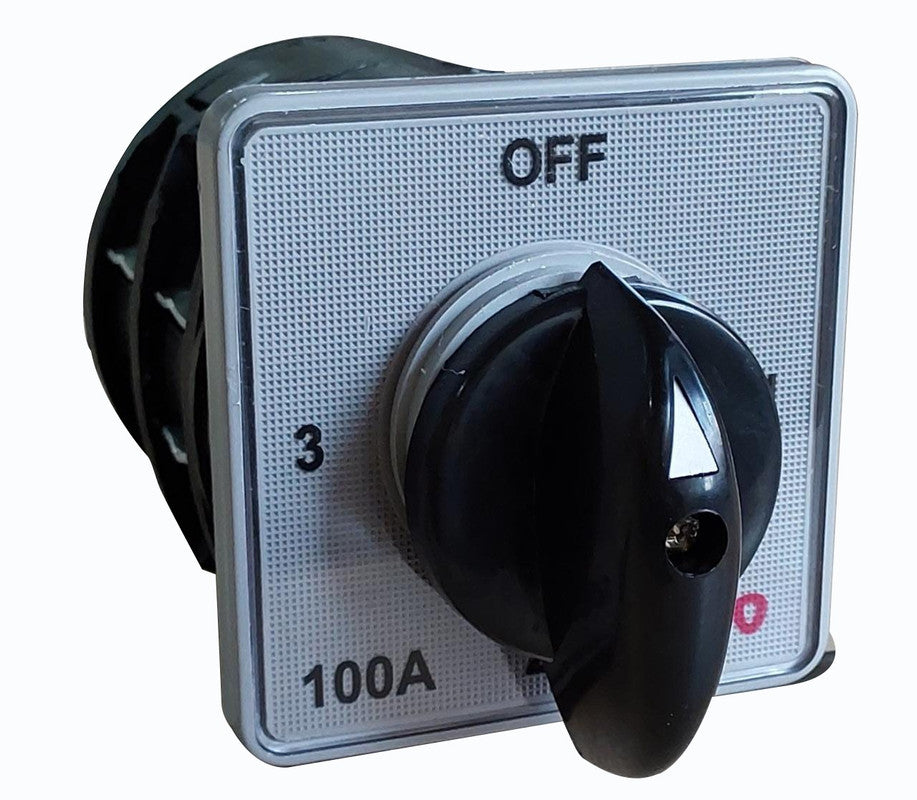SELVO 100A Cam Operated Rotary Switch Phase Selector 1 Pole 3 Way