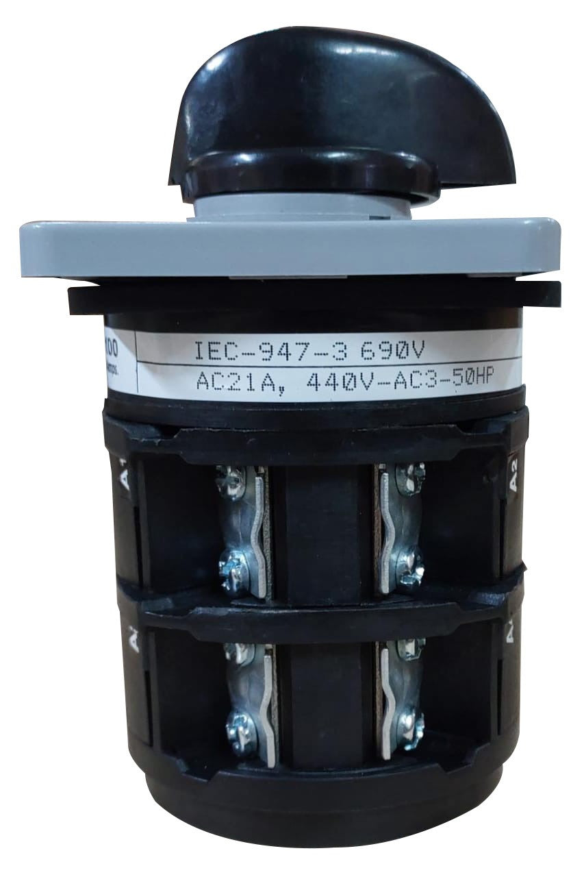 SELVO 100A Cam Operated Rotary Switch Phase Selector 1 Pole 4 Way
