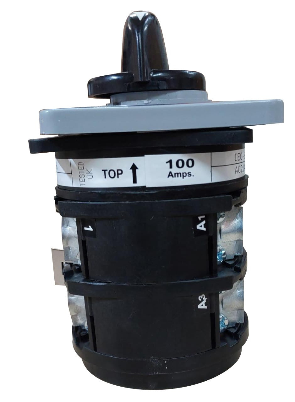 SELVO 100A Cam Operated Rotary Switch Phase Selector 1 Pole 4 Way