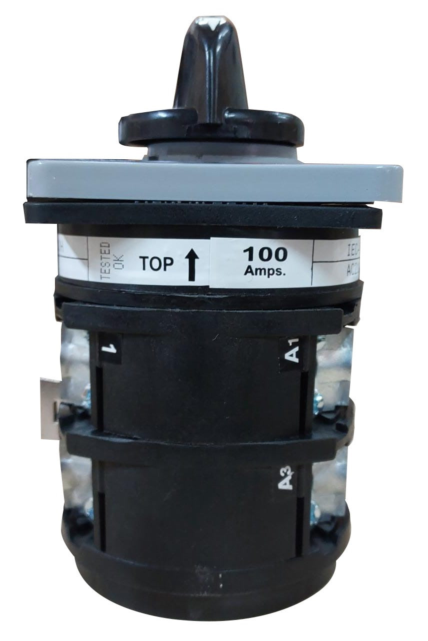 SELVO 100A Cam Operated Rotary Switch Phase Selector 1 Pole 4 Way