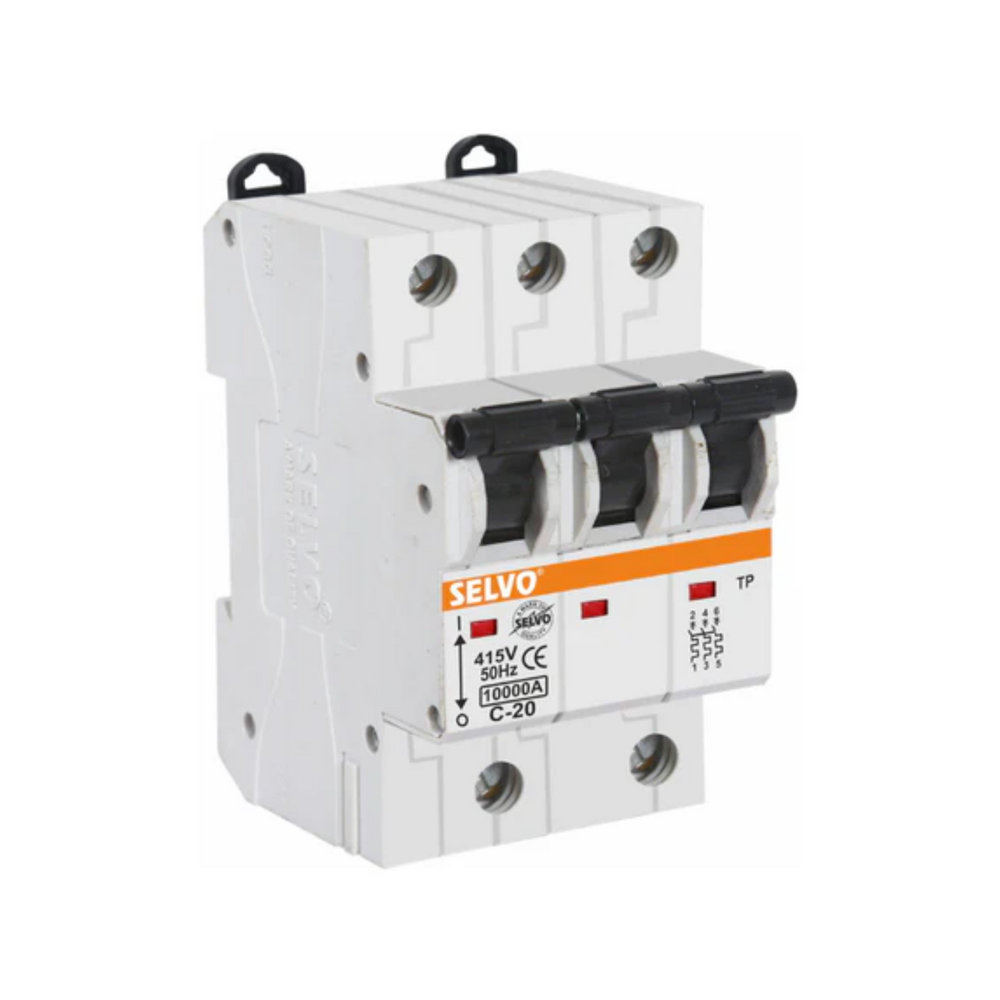 SELVO C-20A Three Pole MCB