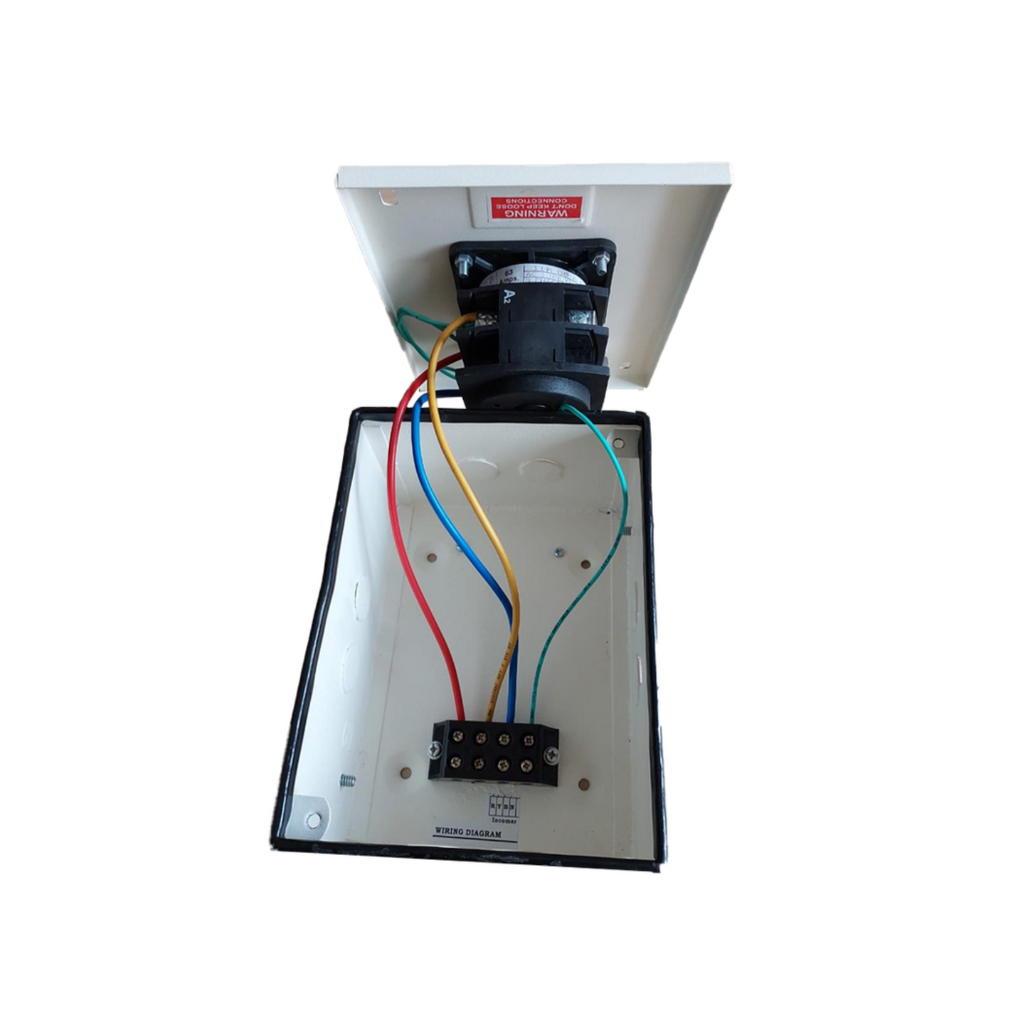 SELVO 40A Single Pole Neutral (SPN) Phase Selector Enclosure