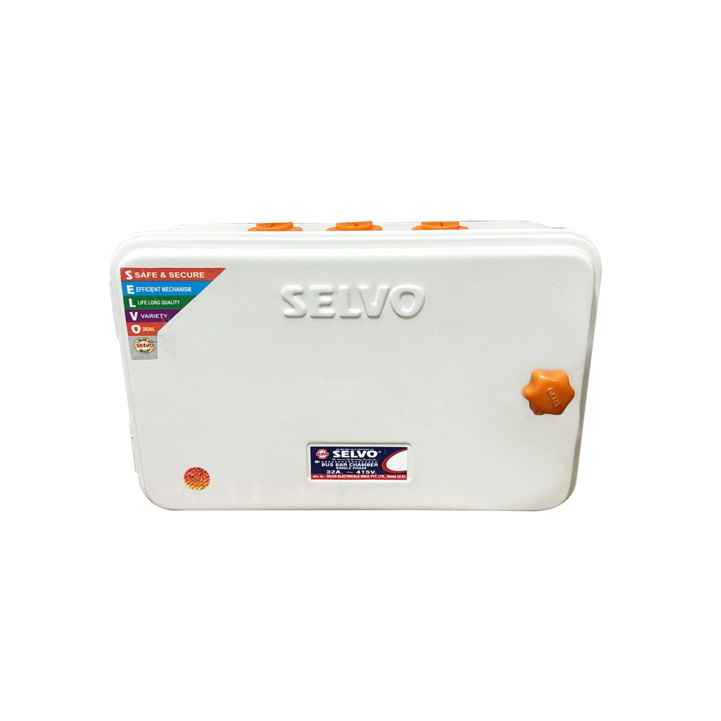 Selvo 32 Amps 240 Volts Single Phase Busbar Panel for single phase application