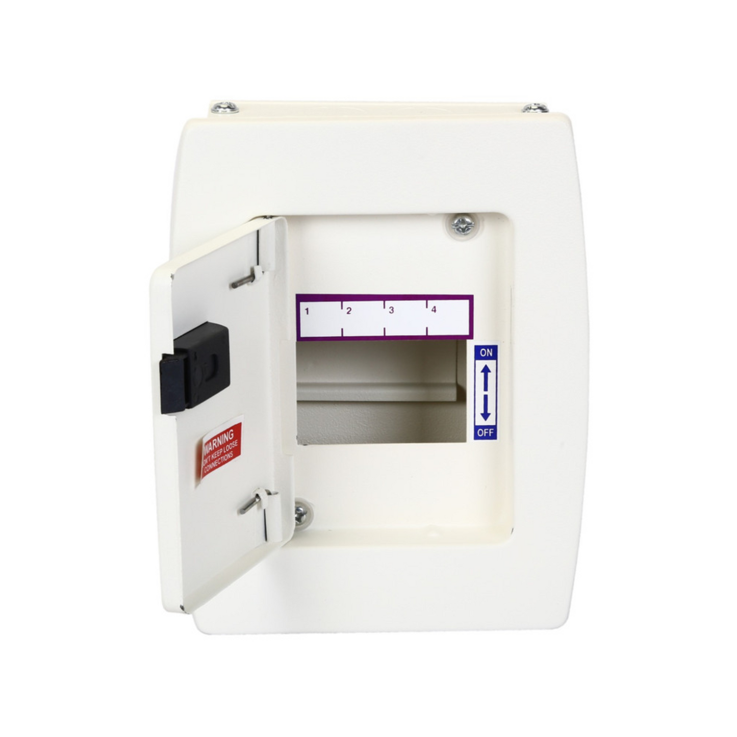 SELVO 4 Way SPN Double door Distribution Board