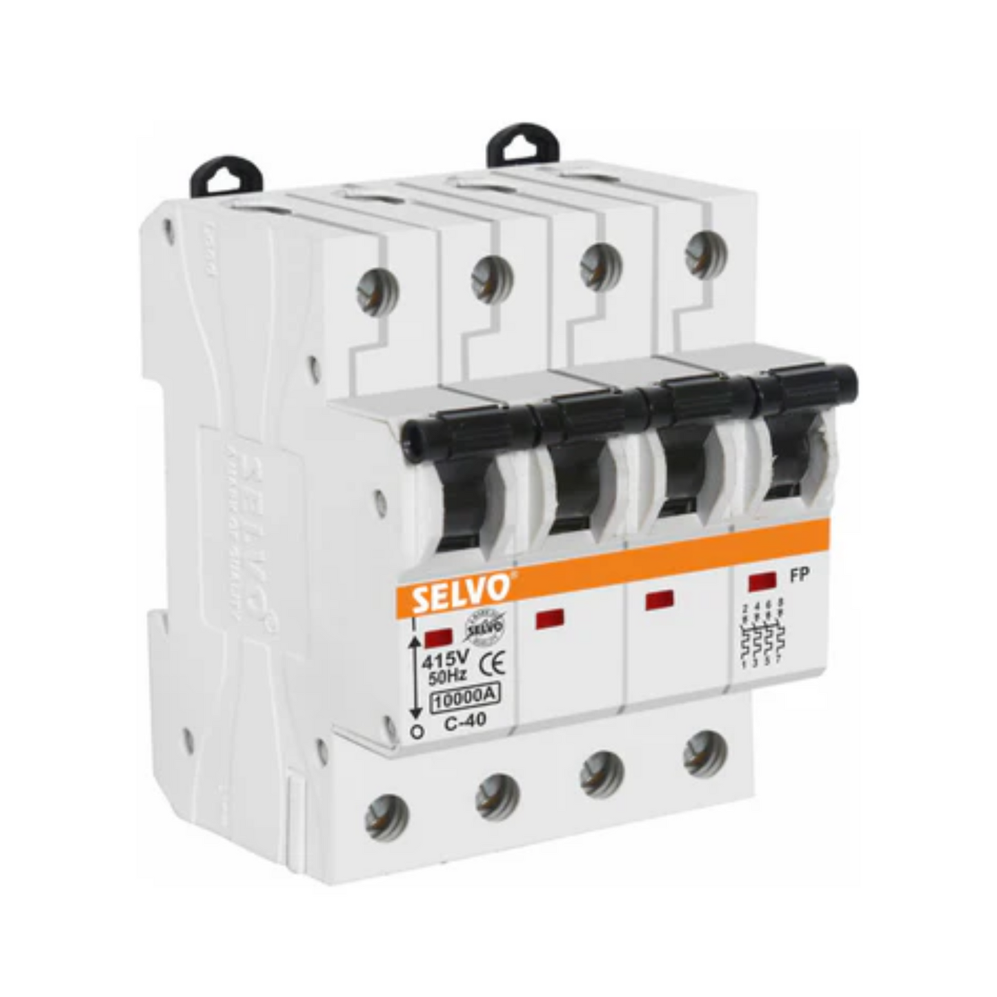 SELVO C-40A Four Pole MCB