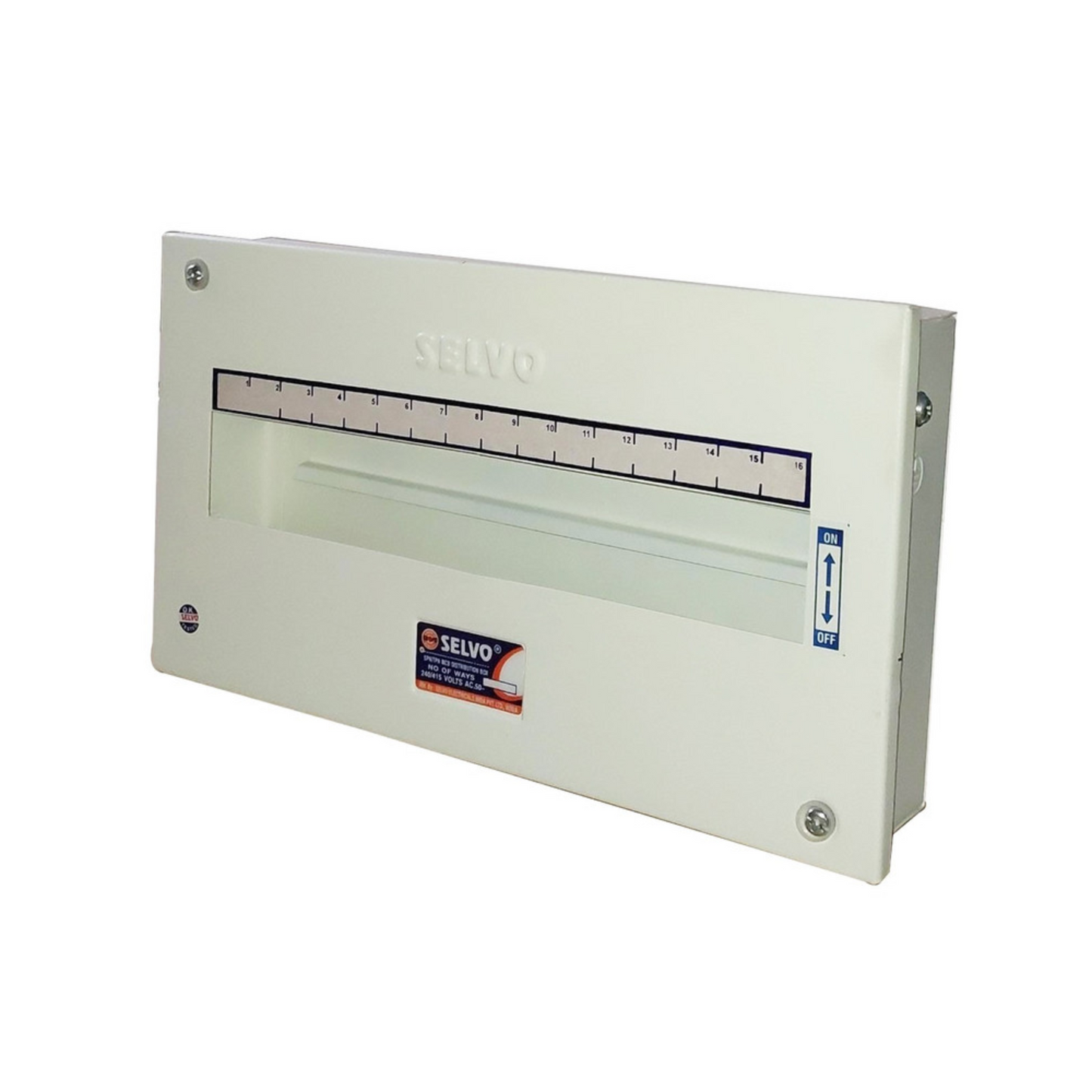 SELVO 16 Way SPN Single door Distribution Board