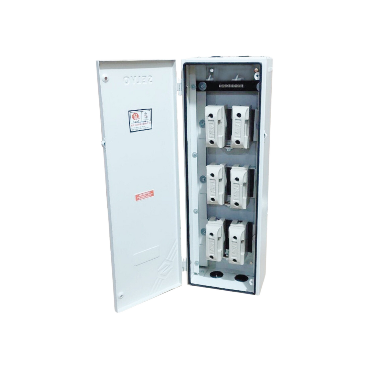 SELVO 63A 2 WAY TPN FUSE DISTRIBUTION BOARD