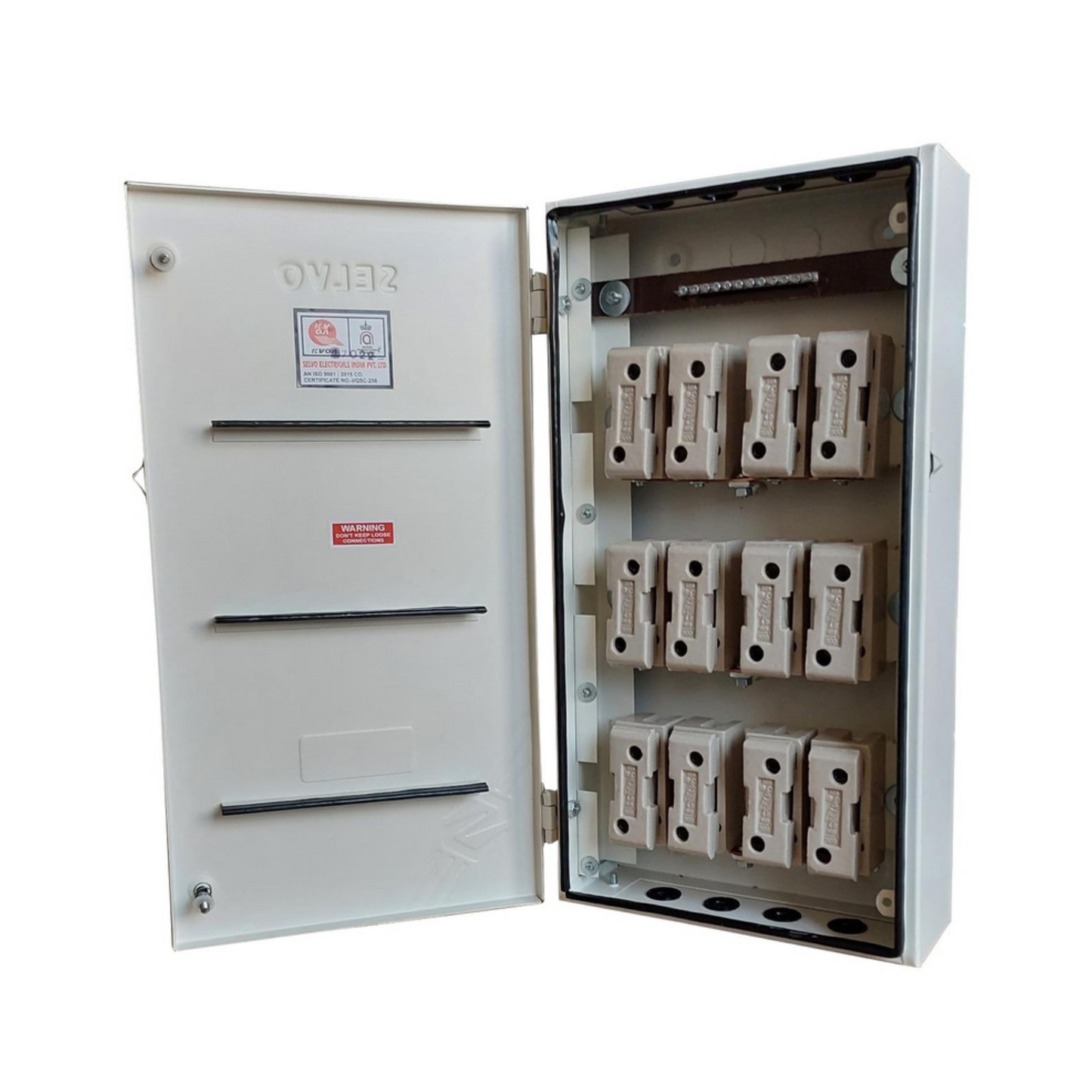 SELVO 32A 4 WAY TPN FUSE DISTRIBUTION BOARD