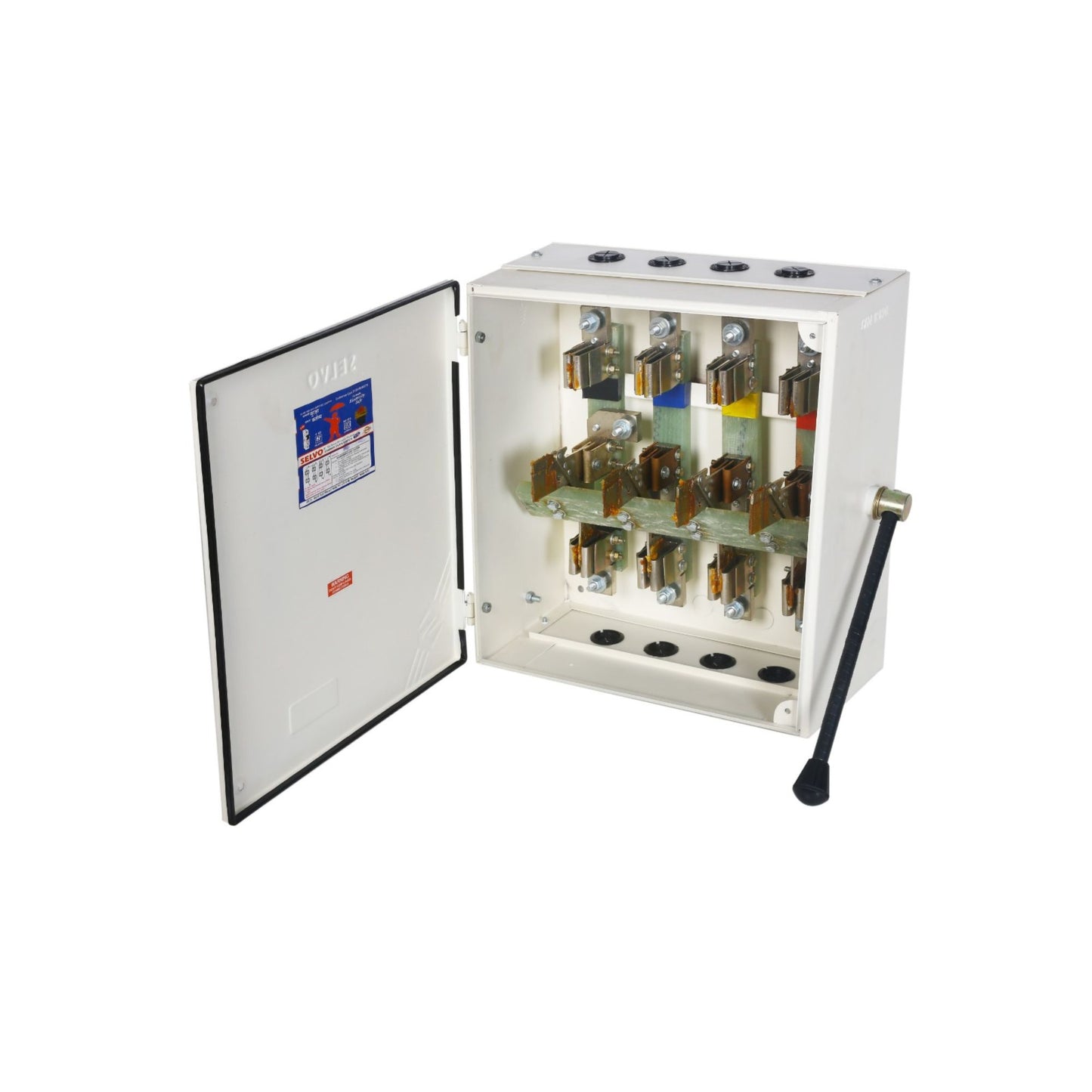 SELVO 200 Amps 415 Volts Offload Four Pole Knife Type Changeover Switch