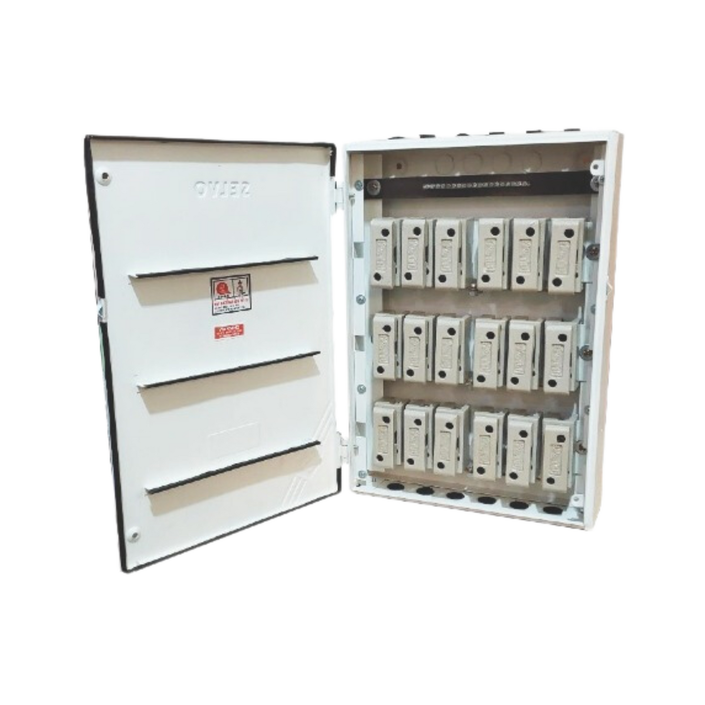 SELVO 32A 6 WAY TPN FUSE DISTRIBUTION BOARD