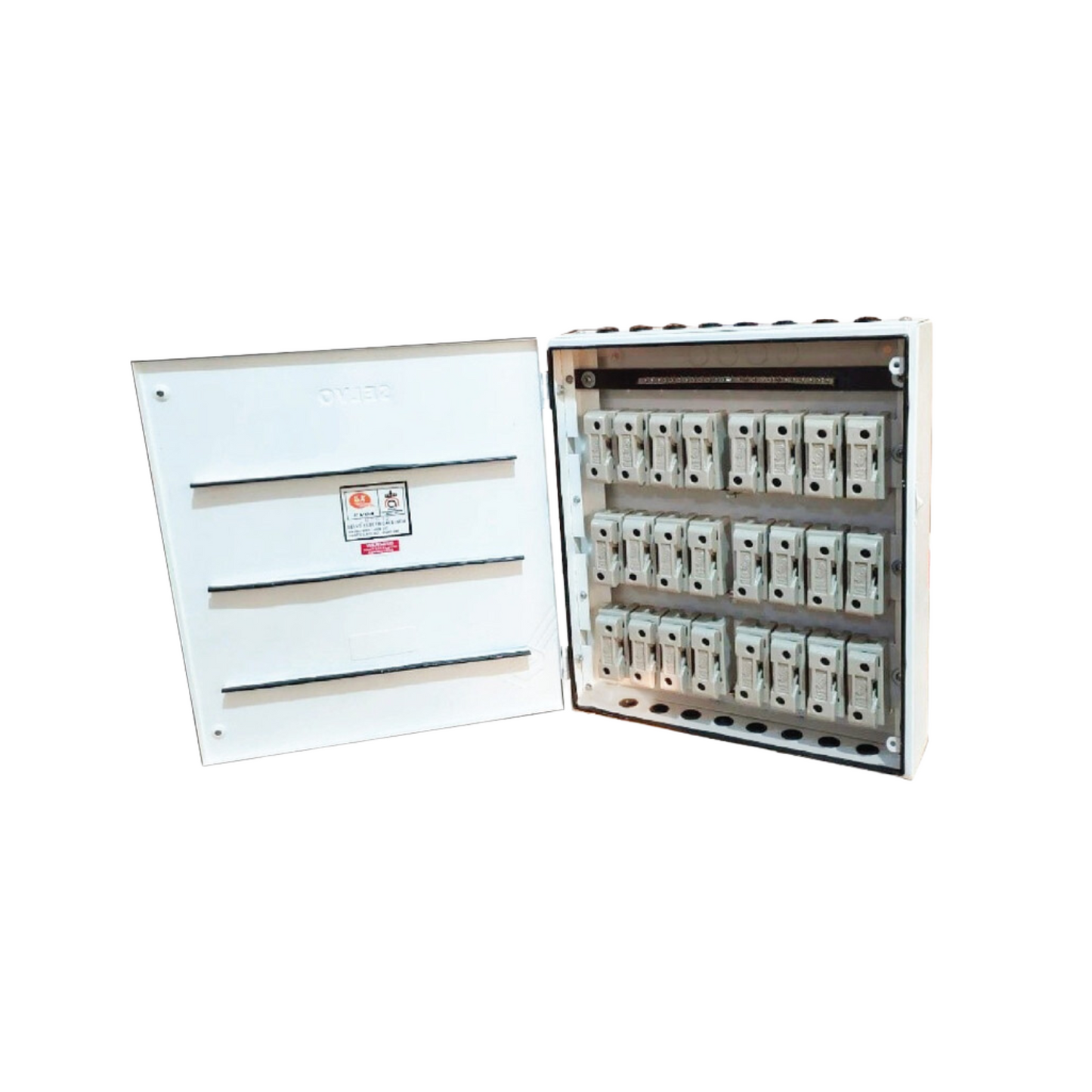 SELVO 32A 8 WAY TPN FUSE DISTRIBUTION BOARD
