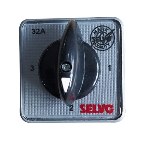 SELVO 32A Cam Operated Rotary Switch Phase Selector 1 Pole 3 Way