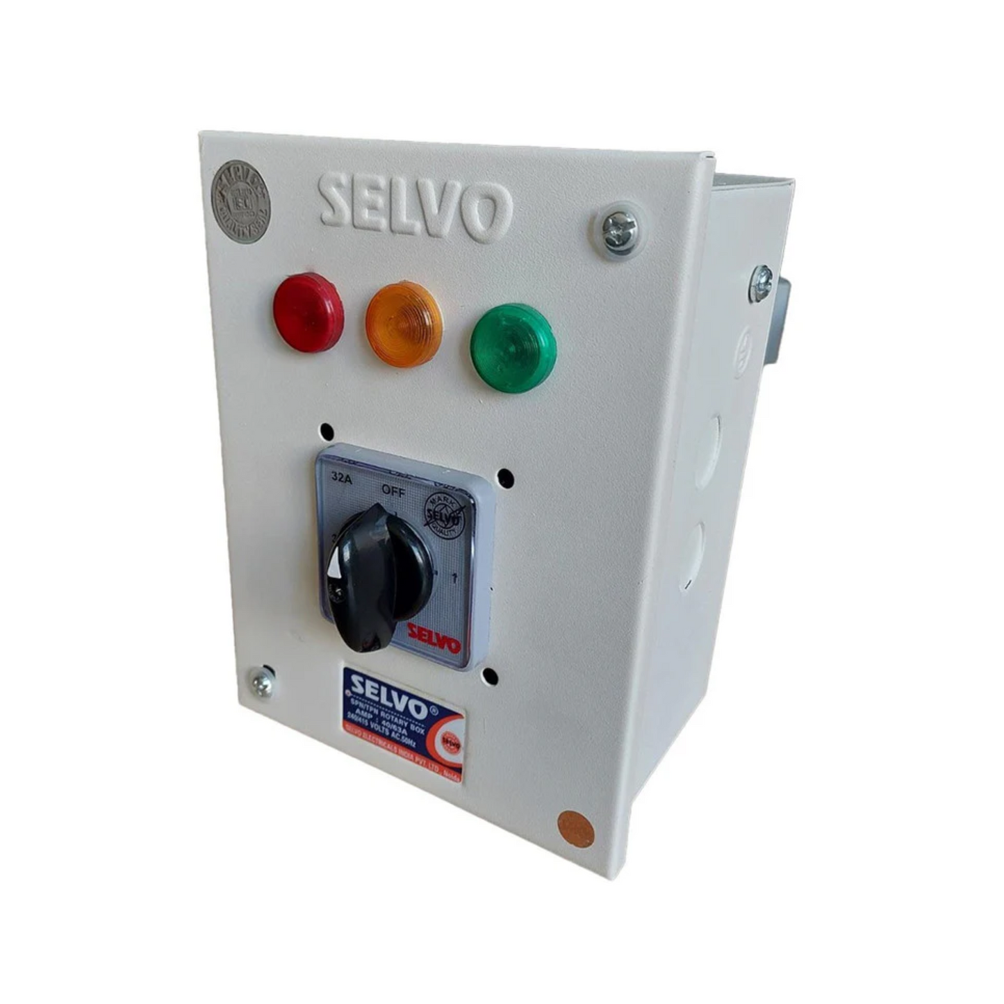 SELVO 32A Single Pole Neutral (SPN) Phase Selector Enclosure