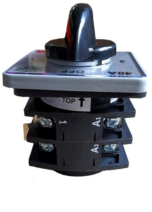 SELVO 40A Cam Operated Rotary Switch Phase Selector 1 Pole 3 Way