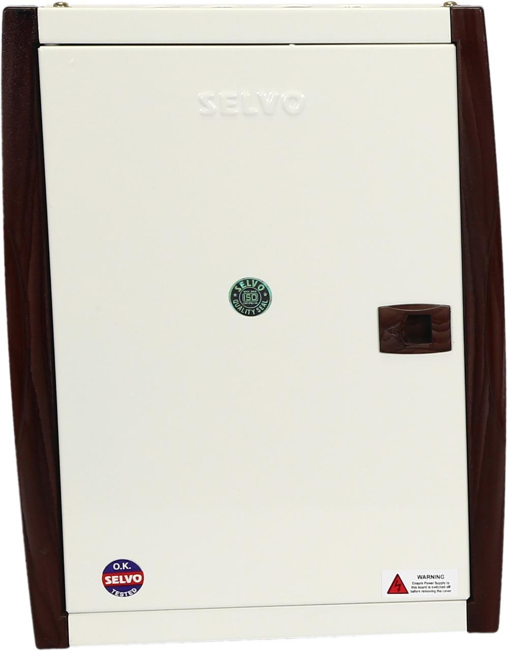 SELVO 4 Way TPN Double Door MCB Distribution Board