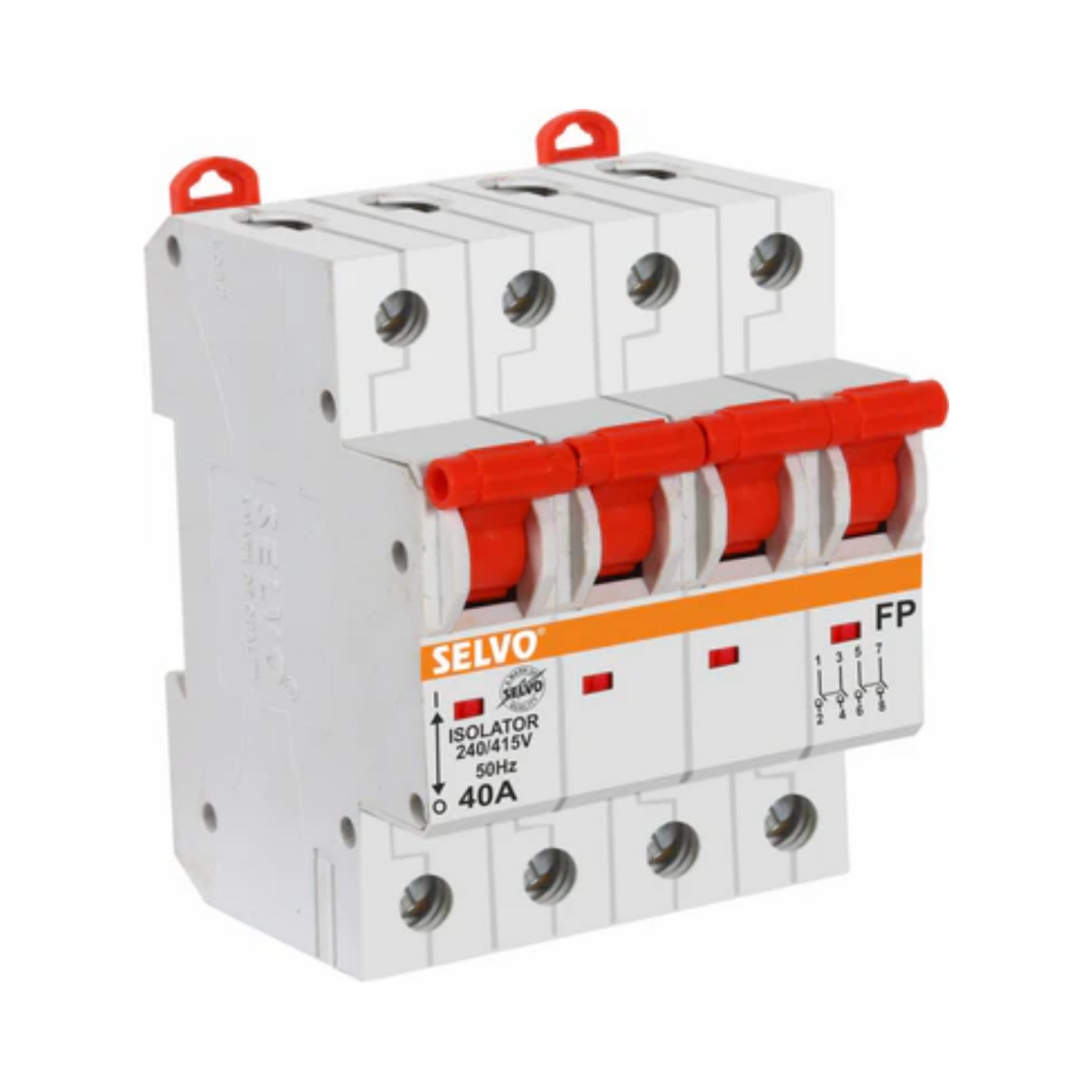 SELVO 40A Four Pole Isolator