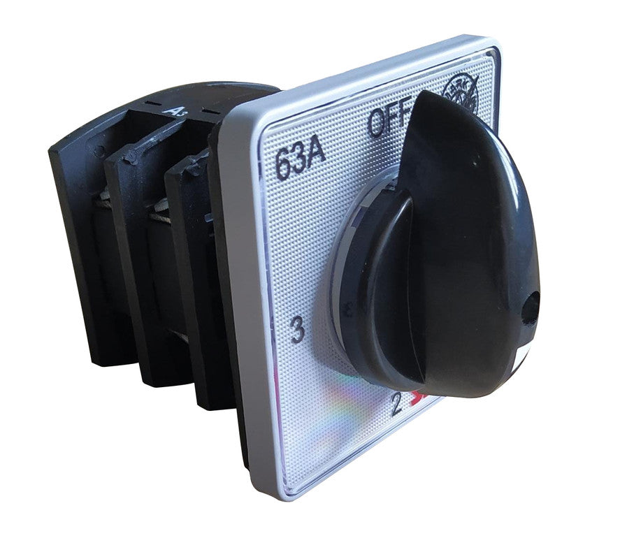 SELVO 63A Cam Operated Rotary Switch Phase Selector 1 Pole 3 Way