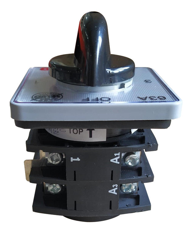 SELVO 63A Cam Operated Rotary Switch Phase Selector 1 Pole 3 Way
