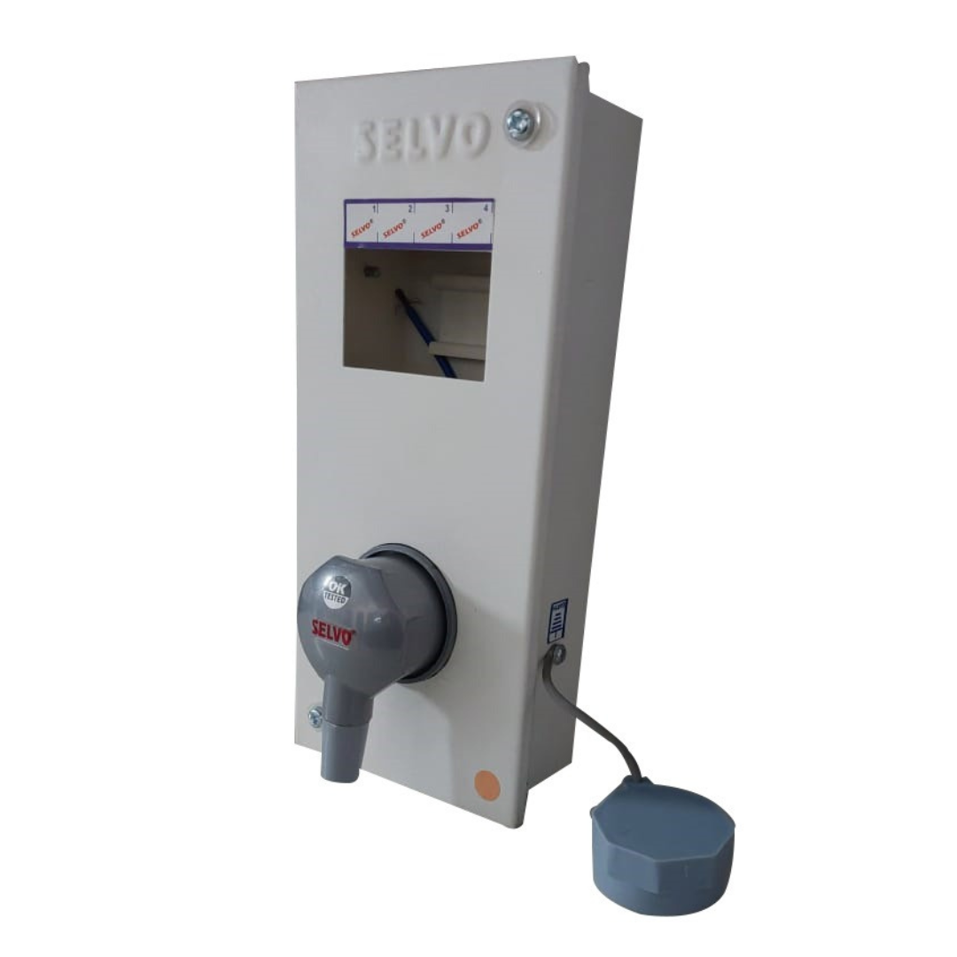 SELVO 20 Amps TPN Distribution Board with Three Pin Metal Clad Industrial Plug and Socket (Without Fitted MCB))