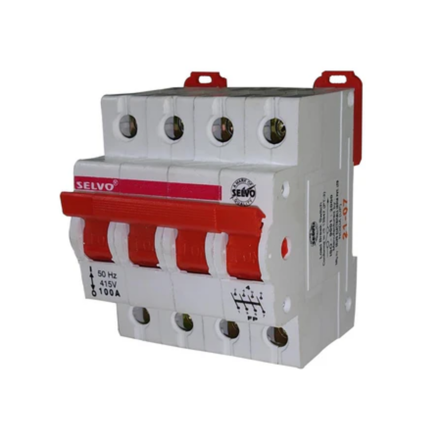 Selvo 100A FOUR POLE ISOLATOR