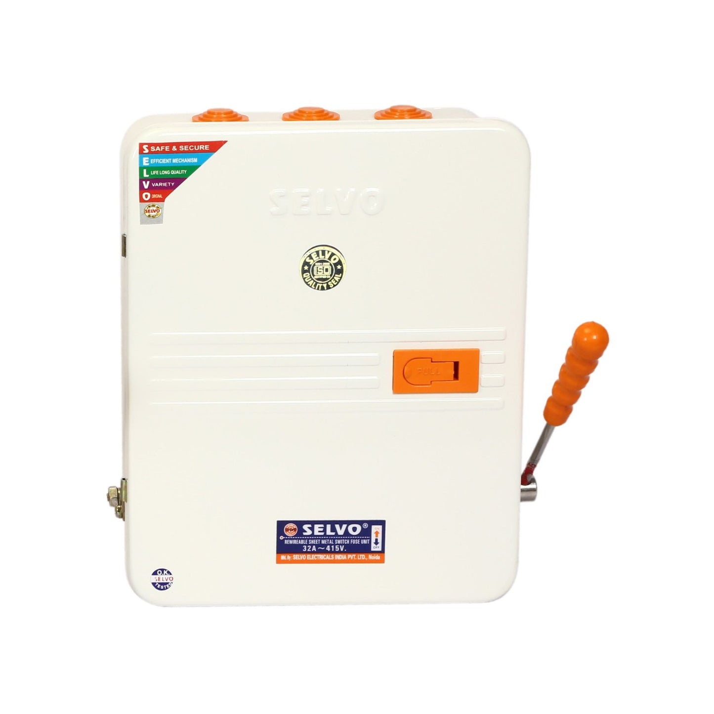 SELVO 32A 415 Volts TPN Rewireable Switch fuse units