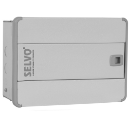 SELVO 12 Way SUN Series SPN Double Door Distribution Board | Metal MCB DB Box | Powder Coated Rust Proof | Wall Mounted | Safe & Durable Electrical Enclosure