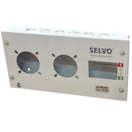 SELVO 2 SOCKET +1 MCB Slot Industrial plug socket Distribution board