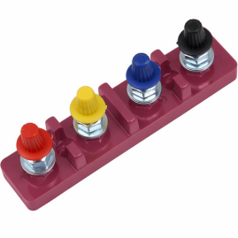 SELVO 63 AMP. 4 Bolt Type (TPN) Bakelite Connector (PACK OF 3)