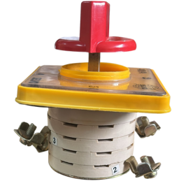 SELVO 40A Cam Operated Rotary Switch Phase Selector 1 Pole 4 Way