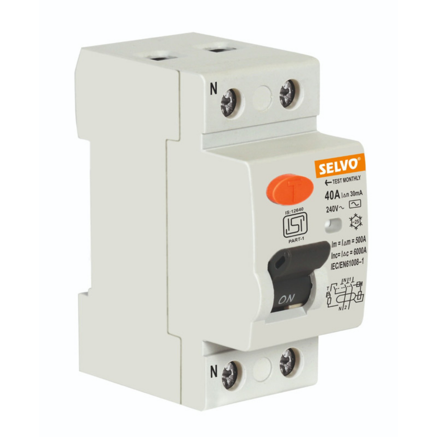 RCCB (Residual Current Circuit Breaker)