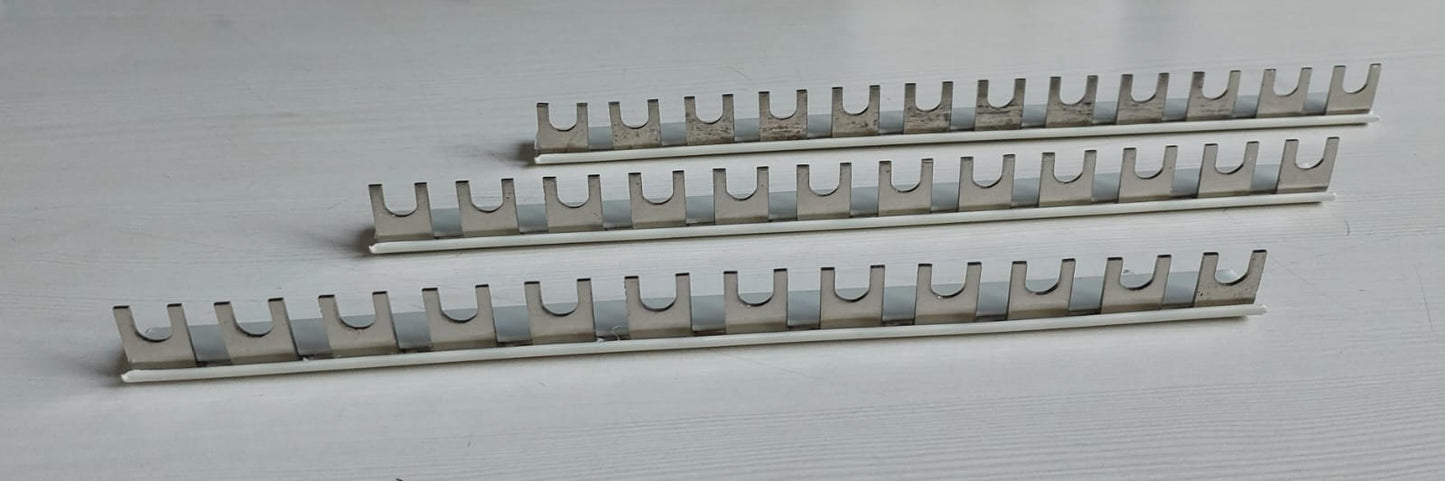 SELVO 12 WAY MCB FORK TYPE COPPER BUSBAR WITH PVC SHELL ( PACK OF 24 )