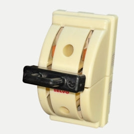 SELVO 32A 2 Pole Double Throw Knife Copper Changeover Switch with ABS Cover & Porcelain Base | Manual DPDT Power Transfer Switch | Heavy Duty Electrical Switch for Home & Industrial Use