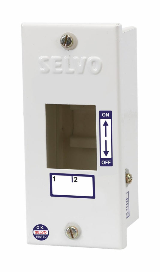 SELVO 2 POLE MCB SINGLE DOOR DISTRIBUTION BOARD (PACK OF 3)