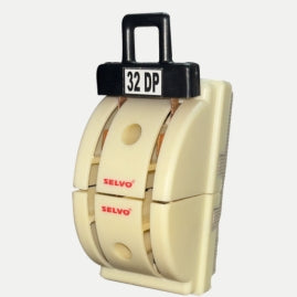 SELVO 32A 2 Pole Double Throw Knife Copper Changeover Switch with ABS Cover & Porcelain Base | Manual DPDT Power Transfer Switch | Heavy Duty Electrical Switch for Home & Industrial Use