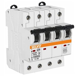 SELVO 6A C CurveFour Pole MCB