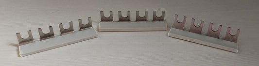 SELVO 4 WAY MCB FORK TYPE COPPER BUSBAR WITH PVC SHELL ( PACK OF 24 )