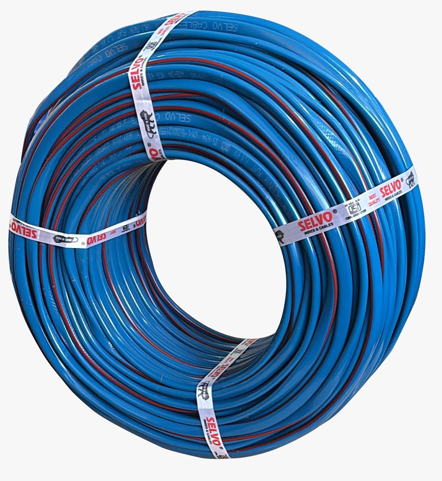 SELVO 4 SQ MM TWIN FLAT ALUMINUM UNARMOURED SERVICE CABLES, 90 METERS