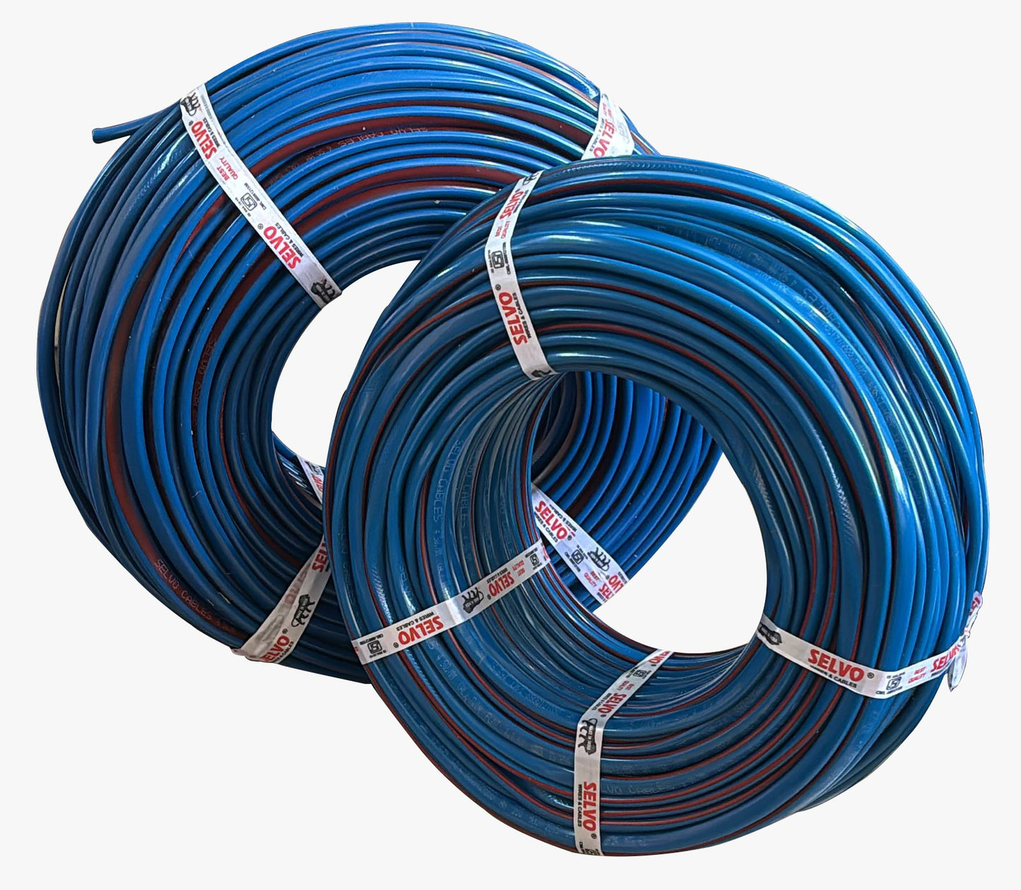 SELVO 4 SQ MM TWIN FLAT ALUMINUM UNARMOURED SERVICE CABLES, 90 METERS