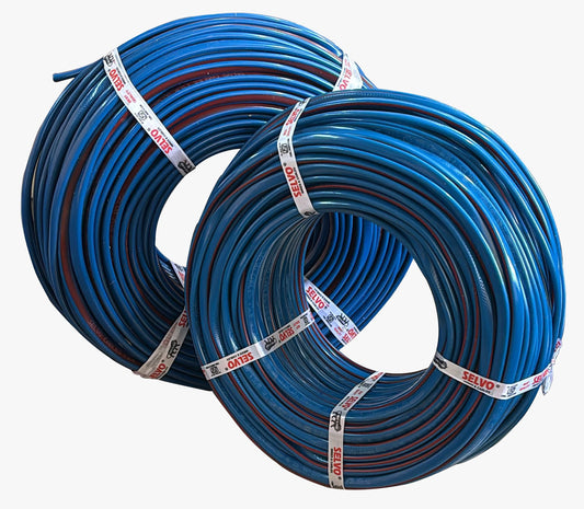 SELVO 4 SQ MM TWIN FLAT ALUMINUM UNARMOURED SERVICE CABLES, 90 METERS