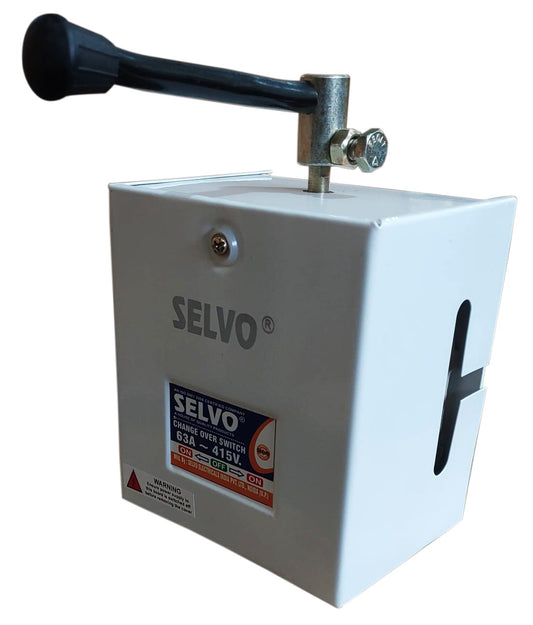 SELVO 63 Amps Double Pole L.T. Type Mini Changeover Switches