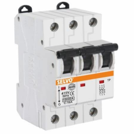 SELVO 6A C Curve Three Pole MCB
