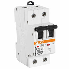 SELVO 20A C CURVE Double Pole MCB