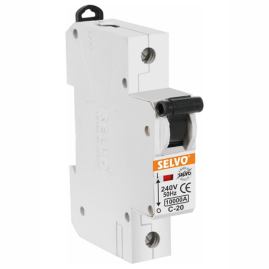 SELVO C-6A CURVE Single Pole MCB (PACK OF 2)
