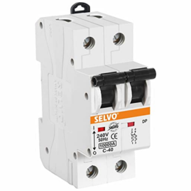 SELVO 20A C CURVE Double Pole MCB