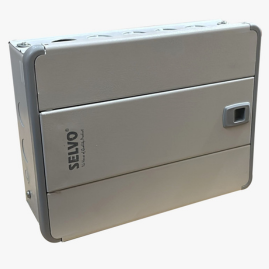SELVO 10 Way SUN Series SPN Double Door Distribution Board | Metal MCB DB Box | Powder Coated Rust Proof | Wall Mounted | Safe & Durable Electrical Enclosure