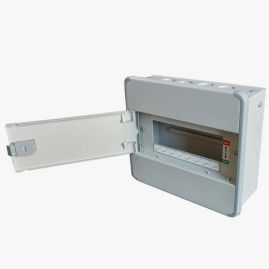 SELVO 8 Way SUN Series SPN Double Door Distribution Board | Metal MCB DB Box | Powder Coated Rust Proof | Wall Mounted | Safe & Durable Electrical Enclosure