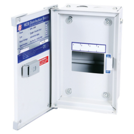 SELVO (CLASSIC SERIES) 4 Way Single Phase Neutral (SPN) Double Door Distribution Board
