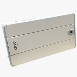 SELVO 16 Way SUN Series SPN Double Door Distribution Board | Metal MCB DB Box | Powder Coated Rust Proof | Wall Mounted | Safe & Durable Electrical Enclosure