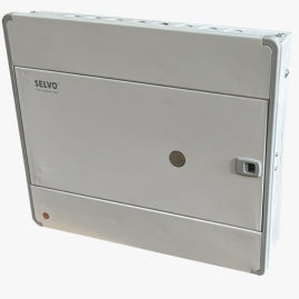 SELVO 8 Way TPN Distribution Board | Metal Double Door MCB Panel Board | Heavy Duty Powder Coated Electrical Distribution Box for Industrial & Commercial Use
